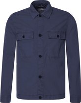 Campbell Overhemd Classic Overshirt 071684  Donkerblauw Uni 001 381 Mannen Maat - XL