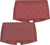 Bjorn Borg 2-pack dames boxershort - Core mini - Red  - L   - Rood