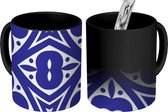 Magische Mok - Foto op Warmte Mokken - Koffiemok - Geometrie - Design - Mozaïek - Magic Mok - Beker - 350 ML - Theemok