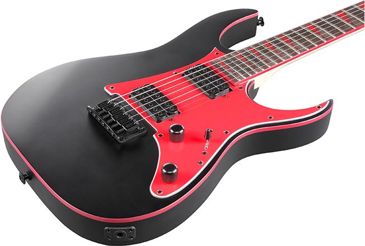 Guitare électrique Ibanez GRG131DX-BKF Noir Plat | bol