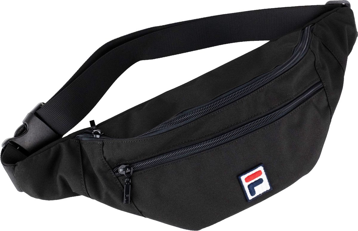 vermoeidheid Adverteerder Perioperatieve periode Fila Bissau Coated Canvas Double Zipper Waist Bag FBU0010-80009, Unisex,  Zwart,... | bol.com