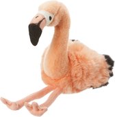 Pluche flamingo knuffel 18 cm - Tropische vogels knuffels - Cadeau