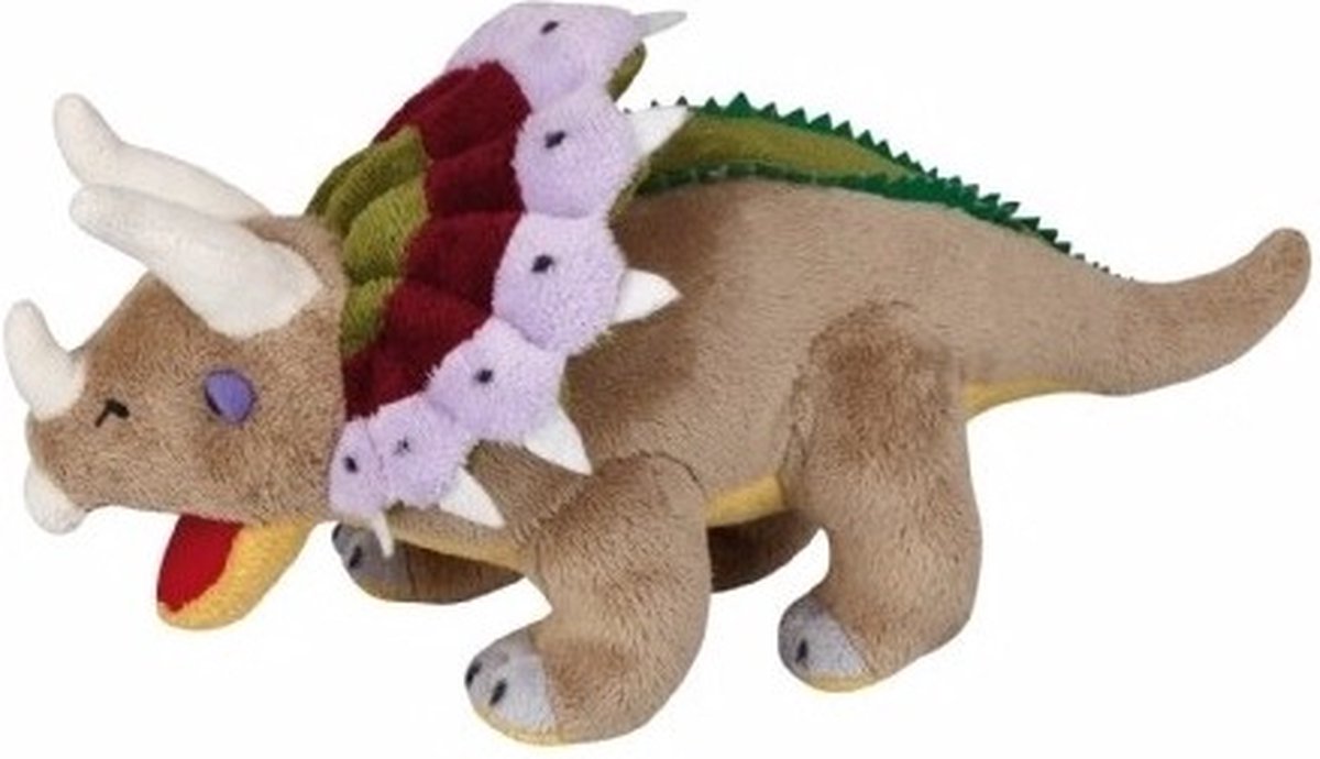 Knuffel dinosaurier Tricaterops 30 cm -