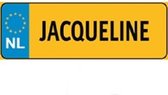 Nummer Bord Naam Plaatje - JACQUELINE- Cadeau Tip