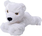 Pluche ijsbeer knuffel van 25 cm - Kinderen speelgoed - Dieren knuffels cadeau - Ijsberen