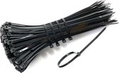 Kabelbinders - Tyraps - Tiewraps - Tie Ribs - Bundelbanden - 300 stuks - Zwart - 200mm