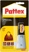 Pattex Special Leer Leerlijm - 30g - Leer lijm - Flexibel hechtend leer lijm voor diverse ondergronden - Transparante Lijm voor Leer tassen, schoenen en diverse reparaties - Reparatie leer lijm voor stijlvol gebruik.