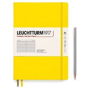 Leuchtturm1917 Notitieboek - Geel - Composition B5 - Hardcover -Gelinieerd
