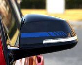 Stickers voor autospiegels recht/links - Zijspiegel Auto Body sticker - Auto decoratie - Auto Stickers - Customizing - Blauw