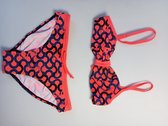 Meisjes bikini- rood- maat 140 - Lentiggini
