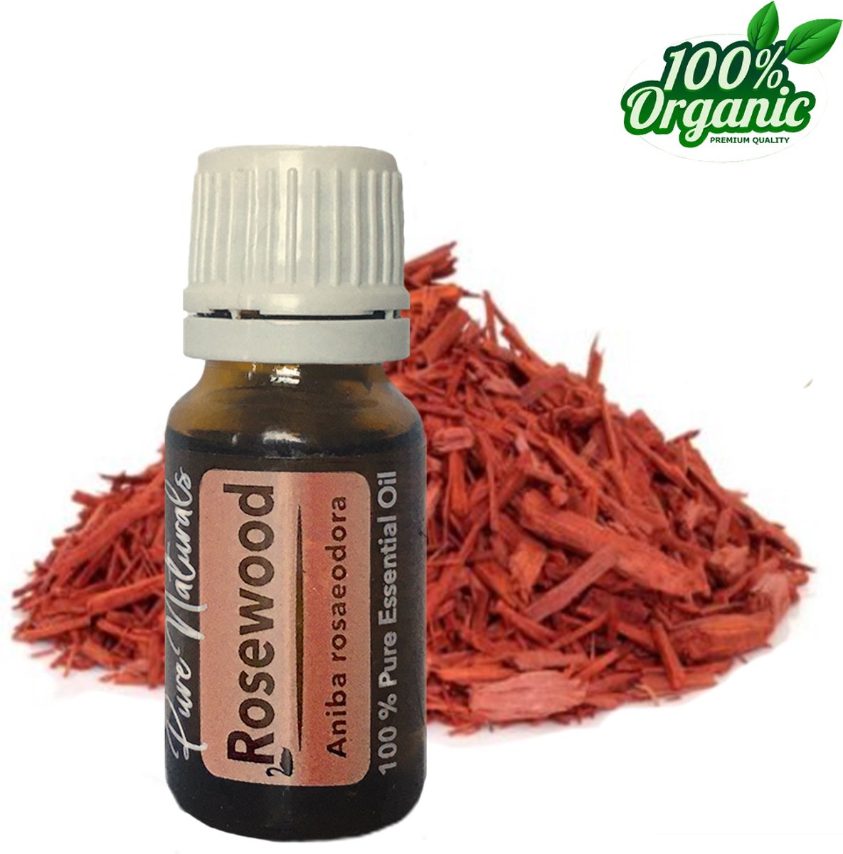 Goedkoopste Rozenhout etherische Olie 10 ml | Rosewood Oil | 100 PUUR | Bio | Essentiële olie Aromatherapie | Olie diffuser | Pure Naturals