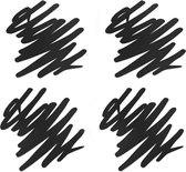 MoMA - Onderzetters Scratch - 4-stuks - Siliconen
