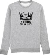 Koning van de piste Rustaagh sweater maat XS - grijs - bedrukt - unisex -ski