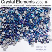 Strass steentjes | Amethyst-AB | SS10 (2,70-2,90mm) 1440st (10 Gross) | Crystal Elements Super kwaliteit 2058HF | Rhinestones Hotfix Flatback | Glitter steentjes