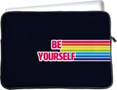 Geschikt voor Apple iPad Air 2022 Tablet Hoes - Be Yourself - Designed by Cazy