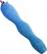 vogelzitstok Wave Perch 27,5 x 5 cm hout blauw