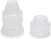 spuitmondjes-adapter transparant 2-delig