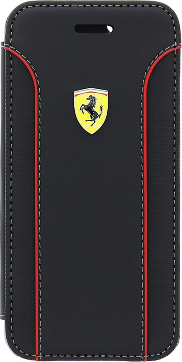 Ferrari Fiorano Collection Book Case - Geschikt voor Samsung Galaxy S7 - Zwart