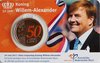 Afbeelding van het spelletje Coincard: 50ste verjaardag Koning Willem-Alexander met 50 cent 2017