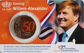 Coincard: 50ste verjaardag Koning Willem-Alexander met 50 cent 2017