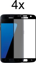 Samsung S7 Screenprotector - Beschermglas Samsung galaxy S7 Screen Protector Glas - Full Cover - 4 stuks