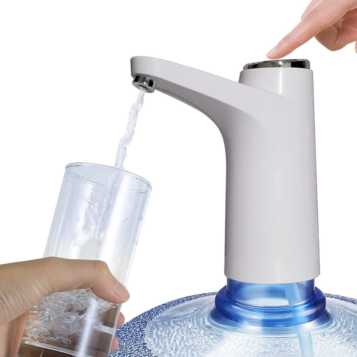 Pompe à bouteille d'eau pour distributeur de bouteilles d'eau de 3 à 5  gallons, distributeur d'eau froide, pompe à eau potable automatique de  charge USB