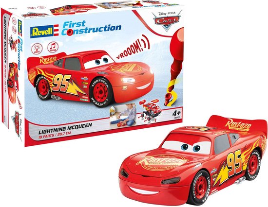 Foto: 1 20 revell 00920 lightning mcqueen disney cars light sound first construction plastic modelbouwpakket