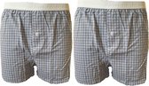 Embrator mannen Boxershorts 2-stuks geruit maat XL