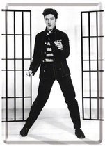 Elvis Presley  "Jailhouse Rock"  Metalen Postcard 10 x 14 cm.