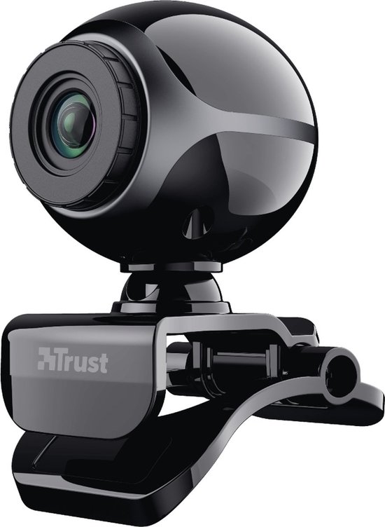 Trust cam voor pc en laptop met klem Zwart USB 2.0 640 x 480
