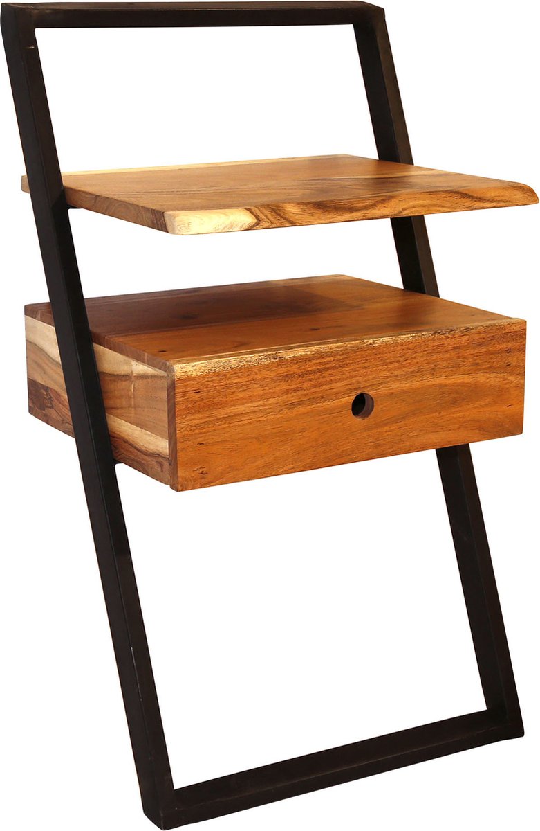 Nachtkastje Lean Acacia Wood 1 Lade