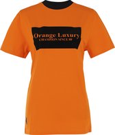 Orange Luxury T-Shirt Unisex Velvet Oranje