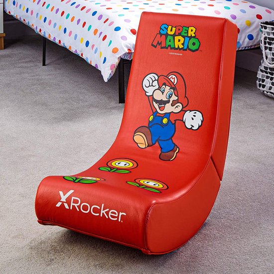 X Rocker Gamestoel Super Mario Rood voor Kinderen - X - €93,35