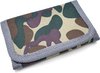 foto van Kinderportemonnee voor jongens en meisjes met legerprint camouflageprint groen bruin paars