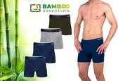Bamboe Ondergoed Heren - 4 Stuks - Boxershort Heren - Assorti - XXL - Bamboe Boxershorts voor mannen - Bamboe Ondergoed Heren