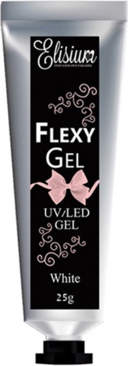 Elisium - Flexy Gel White Nail Extension Gel 25G