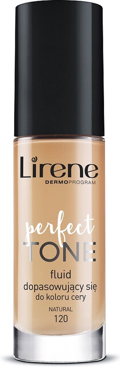 Lirene - Perfect Tone Fluid Color Matching Complexion 120 Natural Warm 30Ml