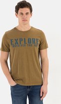 camel active T-shirt met korte mouwen van biologisch katoen