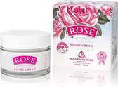 Night cream Rose Original | Hydraterende nachtcrème met abrikozenpit olie en 100% natuurlijke Bulgaarse rozenolie en rozenwater