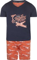 Charlie Choe pyjama jongens - blauw - V43068-42 - maat 122/128