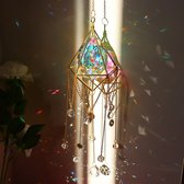 BaykaDecor - Luxe Suncatcher In Prisma - Swarovski Replica - Kristal Decoratie - Woondecoratie - Tuin Decoratie - Geluk - 35 cm