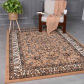 Flycarpets Klassiek Vloerkleed - Beige - Oosters Motief - Voor Binnen - 200x290 cm