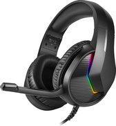 Bol.com Phreeze™ Pro Game Headset met Microfoon - Zwart - 2022 Versie - LED Koptelefoon met Draad - RGB Gaming Headset voor PC P... aanbieding