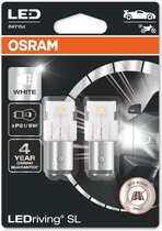Osram LED P21/5W BAY15d 12V - Wit - Set