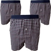 Embrator mannen Boxershorts 3-stuks geruit maat 3XL