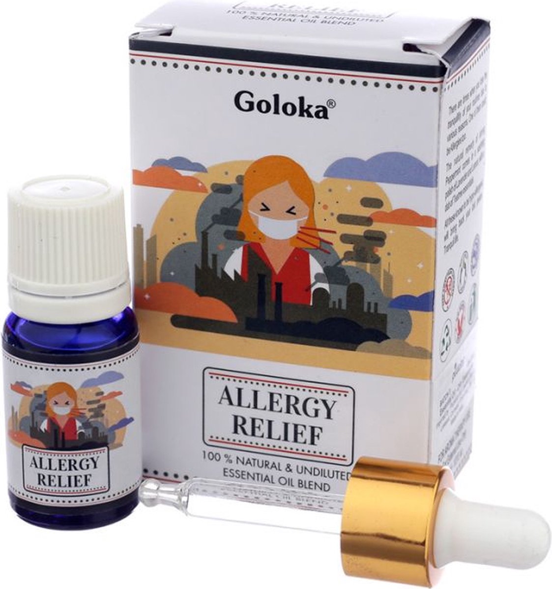 Goedkoopste Goloka Mix Etherische Olie Allergie Verlichting