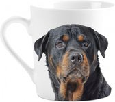 mok I love Rottweiler 240 ml porselein wit