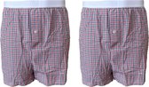 Embrator mannen Boxershorts 2-stuks geruit maat 3XL