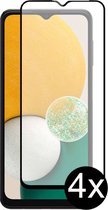 iParadise Samsung Galaxy A13 4G Screenprotector Tempered Glass Beschermglas - Full cover - 4 Stuks