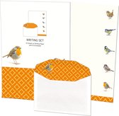 Bekking & blitz - Briefpapier met enveloppen - 10 vellen briefpapier - Inclusief enveloppen – Kunst -  Vogels - Elwin van der Kolk - Vogelbescherming - NatuurpuntUniek design